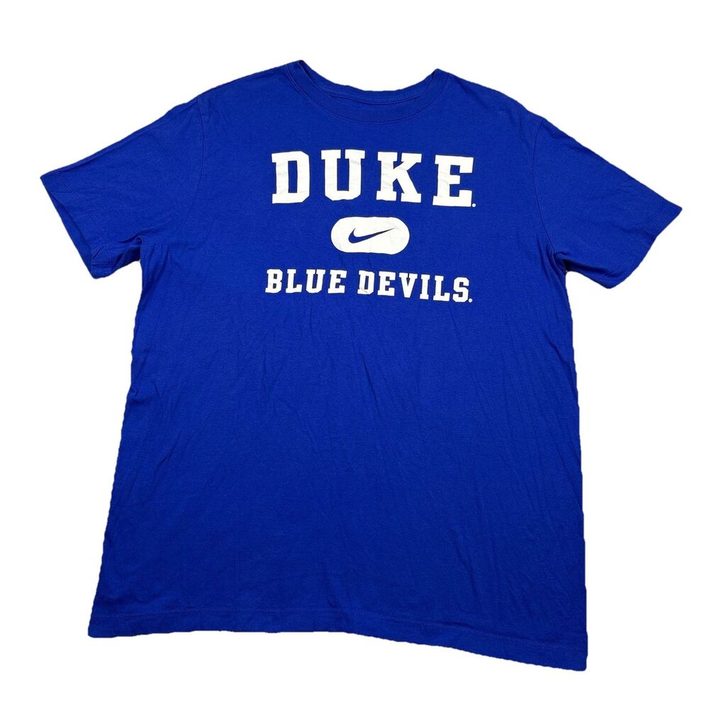Nike Duke Blue Devils T Shirt Mens M Blue Short Sleeve NWOT